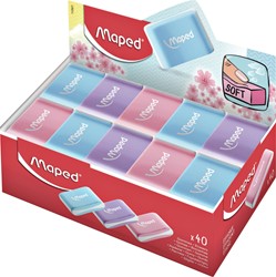 Gomme Maped Essentials Soft pastel assorti 1 Stuk