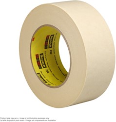 Ruban de masquage Scotch 202 50mx25mm crêpé crème 1 Rol