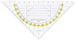 Geodriehoek Aristo 1552 160mm 1 Stuk
