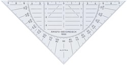 Equerre géométrique Aristo 1550 160mm flexible transparent 1 Stuk