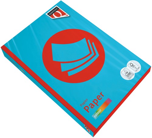 Kopieerpapier Quantore Colour A4 160gr azuurblauw 250 Vel