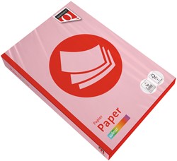 Papier copieur Quantore Colour A4 160g rose 250 feuilles 250 Vel