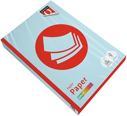 Papier copieur Quantore Colour A4 160g bleu clair 250 feuilles 250 Vel