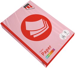 Papier copieur Quantore Colour A4 120g rose 250 feuilles 250 Vel