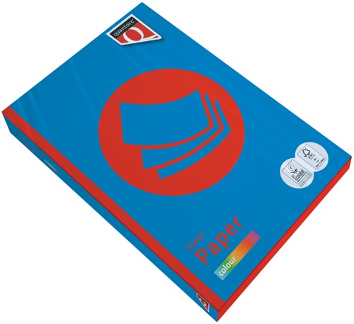 Kopieerpapier Quantore Colour A4 120gr diepblauw 250 Vel