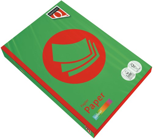 Kopieerpapier Quantore Colour A4 120gr grasgroen 250 Vel