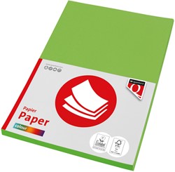 Papier copieur Quantore Colour A4 120g vert vif 100 feuilles 100 Vel