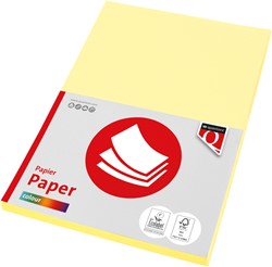 Papier copieur Quantore Colour A4 120g jaune canari 100 feuilles 100 Vel