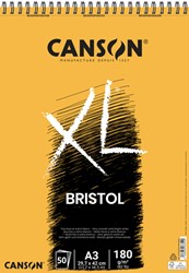 Bristolpapier Canson XL 50vel 180gr A3 extra wit 50 Vel