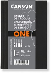 Carnet de croquis Canson Art Book One Couverture blanche 102x152mm 100 feuilles blanches 100g 1 Stuk
