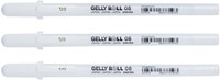 Feutre gel Sakura Gelly Roll Classic 08 set 3 pièces blanc 3 Set