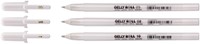 Stylo gel Sakura Roll Classic set 3 largeurs blanc 3 Stuk-3