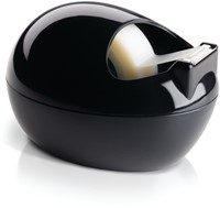 Dévidoir Scotch By Karim Rashid noir + 1 rouleau Magic tape 19mmx7,5m 1 Stuk