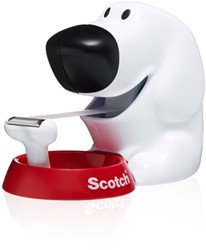 Dévidoir Scotch C31 Chien + 1 rouleau 7,5mx19mm 1 Stuk
