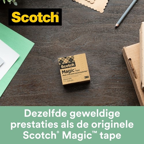 Ruban adhésif Scotch Magic 900 19mmx30m invisible mat 1 Stuk-3