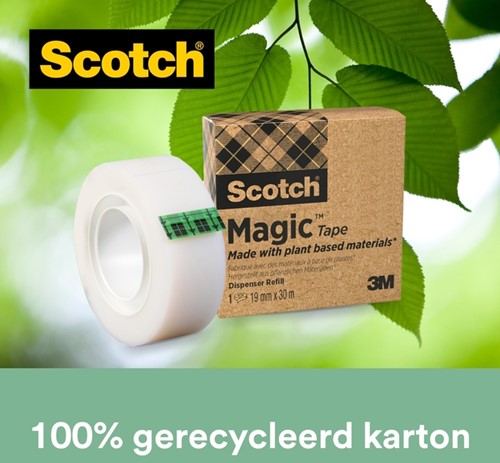 Ruban adhésif Scotch Magic 900 19mmx30m invisible mat 1 Stuk-1