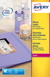 Etiket Avery L7767-40 210x297mm A4 gl wit 40st 40 Vel