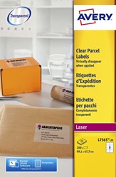 Etiket Avery L7565-25 99.1x67.7mm tr 200st 25 Vel