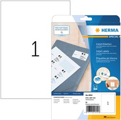 Etiket HERMA 4824 210x297mm wit 25st 25 Vel