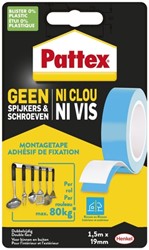Ruban adhésif Pattex Super montage 20kg double face intérieur 1 Stuk