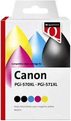 Cartouche d’encre Quantore alternative pour Canon PGI-570XL CLI-571XL 2x noir+3x couleurs 5 Stuk