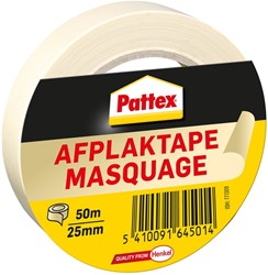 Ruban de masquage Pattex 25mmx50m crème 1 Rol