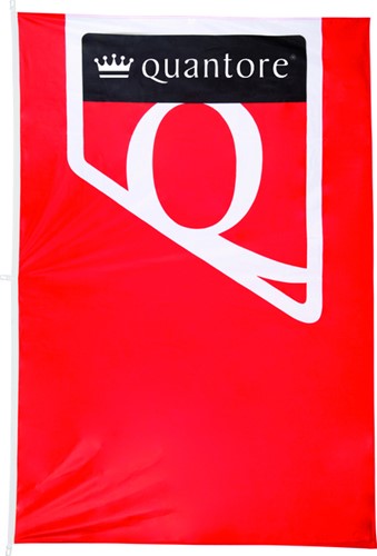Huismerkvlag Quantore 150x225cm 1 Stuk