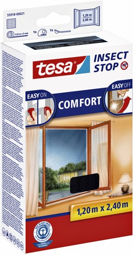 Insectenhor tesa ramen 1.2x2.4m zwart 1 Stuk-2