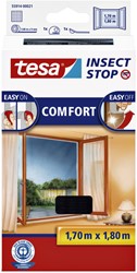 Moustiquaire tesa® Insect Stop COMFORT fenêtre 1,7x1,8m anthracite 1 Stuk