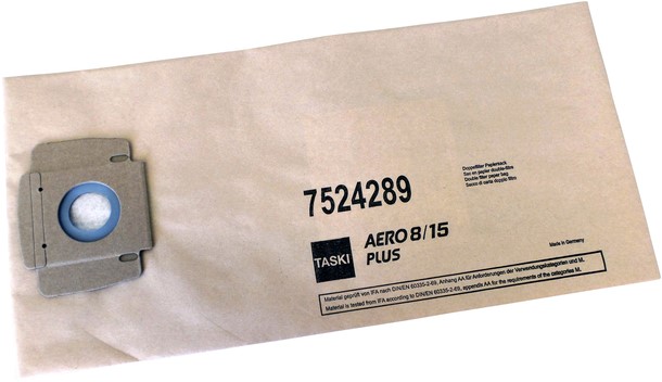 5 Sacs Aspirateur Taski Aero 8 Aero 15 - Microfibre Alternative 7524288 - Distri+
