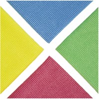 Chiffon microfibre Scotch-Brite Essential 360x360mm bleu 10 pièces 10 Stuk-2