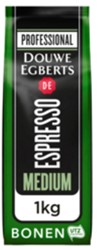 Café en grain Douwe Egberts espresso Medium Roast 1kg 1000 Gram