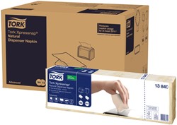 Serviette Tork Xpresssnap Advanced N4 Pli 1/4 1 ép 213x330mm 1125 feuilles naturel 1125 Vel