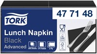 Serviette Tork LinStyle Premium 478145 Pli 1/8 1 ép 390x390mm noir 50 pièces 50 Vel-1