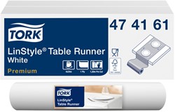 Chemin de table Tork LinStyle Premium 474161 20 feuilles blanc 20 Vel