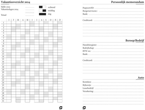Agendavulling 2027 Succes Mini 4dagen/2pagina's 1 Stuk-2