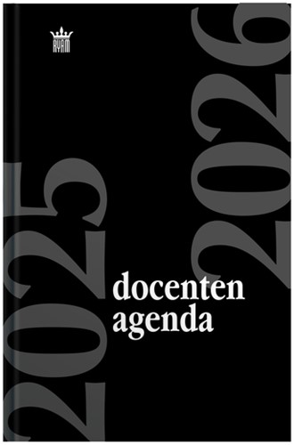 Schoolagenda 2025-2026 Ryam docenten 7d/2p zwart 1 Stuk
