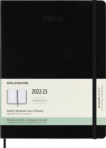 Agenda notitieboek 2022-2023 Msk XL hc zw 1 Stuk