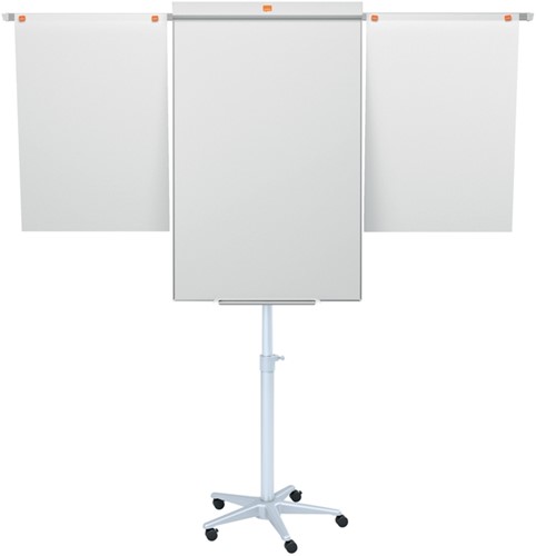 Chevalet de conférence Nobo Mobile acier bras coulissants 1 Stuk