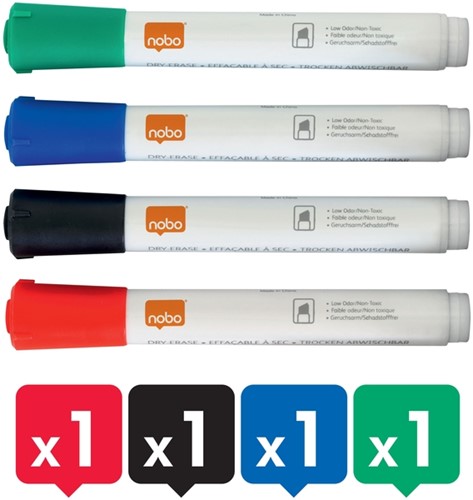 Kit de démarrage tableau blanc Nobo 1 Stuk-2