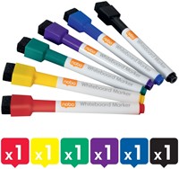 Marqueur tableau blanc Rexel Mini assorti 6 pièces 6 Stuk-4