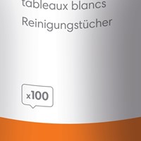 Lingettes Nobo pour tableau blanc pot de 100 pièces 100 Stuk-2