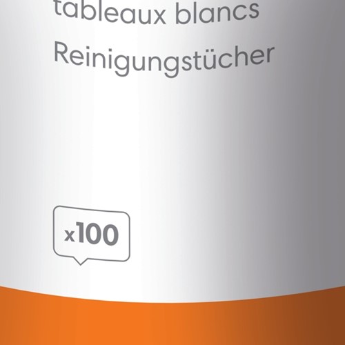 Lingettes Nobo pour tableau blanc pot de 100 pièces 100 Stuk-2