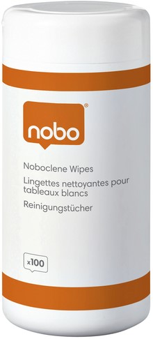 Lingettes Nobo pour tableau blanc pot de 100 pièces 100 Stuk