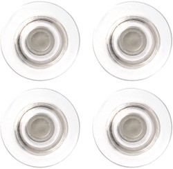 Aimant tableau en verre Nobo ultra puissant 32mm transparent 4 pièces 4 Stuk