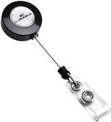 Enrouleur Durable 8152 avec bouton-pression 800mm anthracite 1 Stuk
