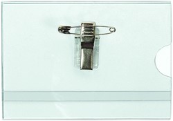 Badge Quantore avec clip et épingle 60x90mm 1 Stuk