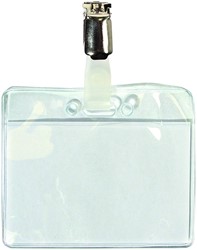 Badge Quantore avec clip 60x90mm 1 Stuk