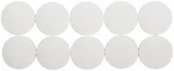 Aimant MAUL Solid 38x15,5mm 2,5kg blanc 10 pièces 10 Stuk