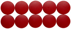Aimant MAUL Solid 38x15,5mm 2,5kg rouge 10 pièces 10 Stuk